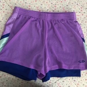 Purple kids shorts